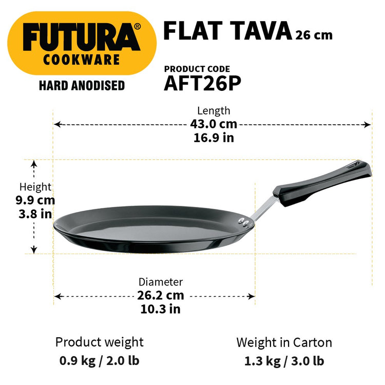 Futura Flat Tawa 26cm AFT26P