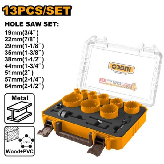 Bi-Metal Hole Saw 13pc AKH0132