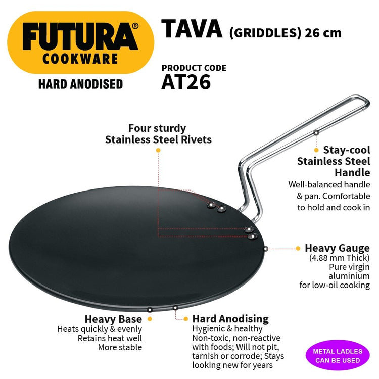 Futura Flat Tawa 26cm AT26