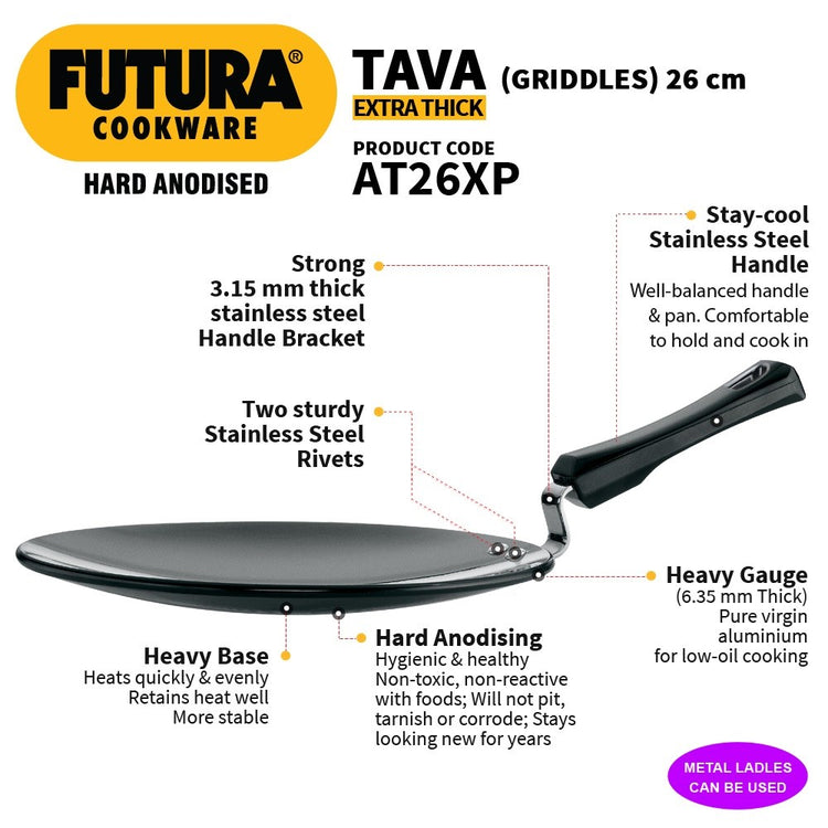 Futura Flat Tawa 26cm AT26XP