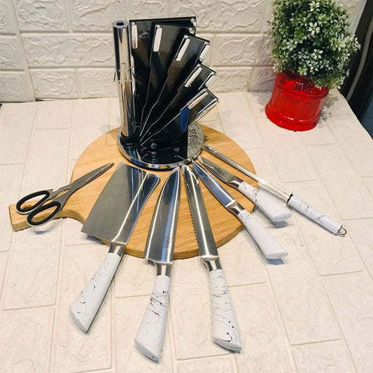 Knife 8pc Set White B10014B