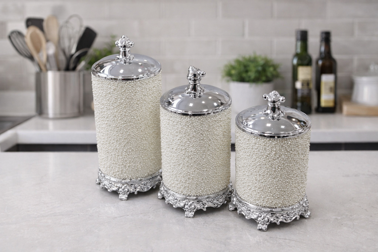 Condiment Jars 3pc B14779G
