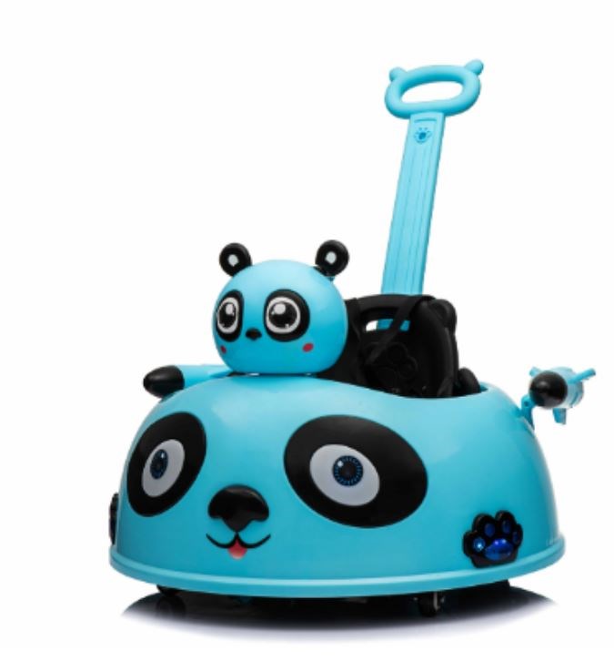Electric Panda Ride On Stroller for Kids | 360° Push Car | BRD-1188