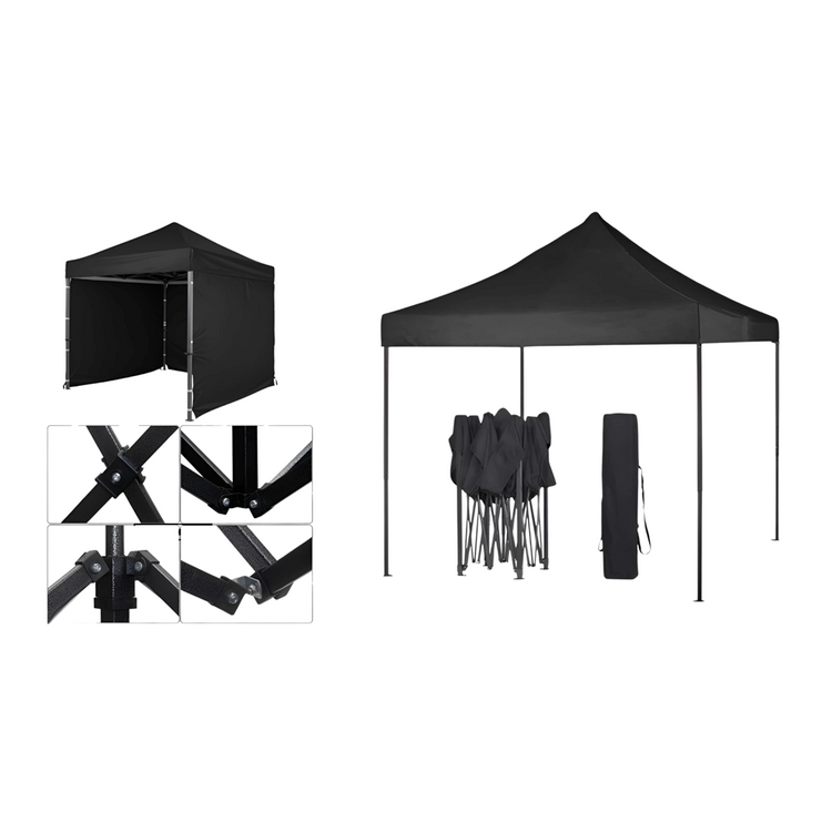 Gazebo Steel 3m x 3m with side walls