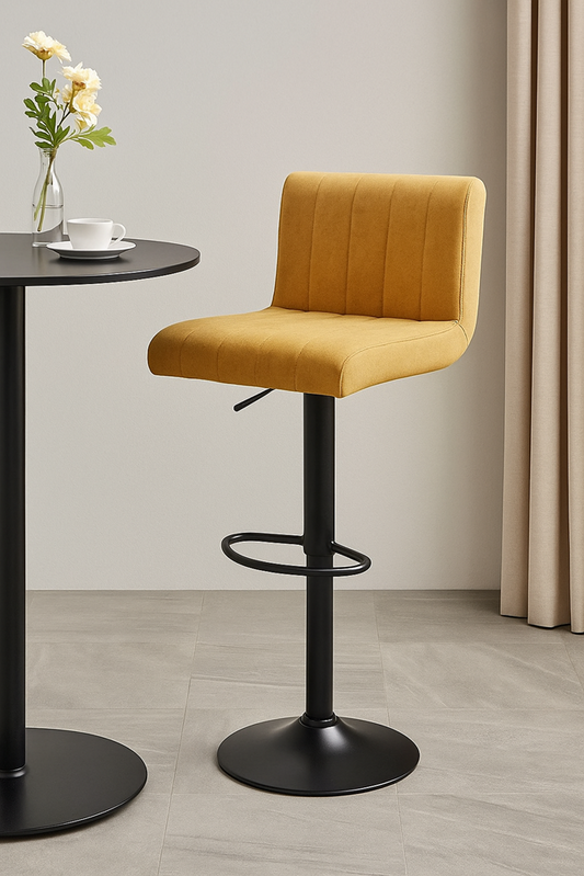 Bar Stool Brown Black Base UT-C8541