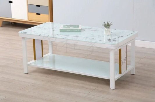 Table White & Blue 110 x 55cm C-214