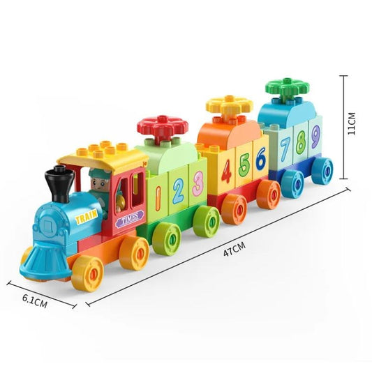 Digital Train Building Block 56pc Set C1822016