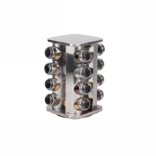 Rotating Spice Condiment 16pc Stand
