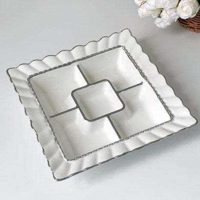 Ceramic Dry Fruit Tray CCDD2058-1