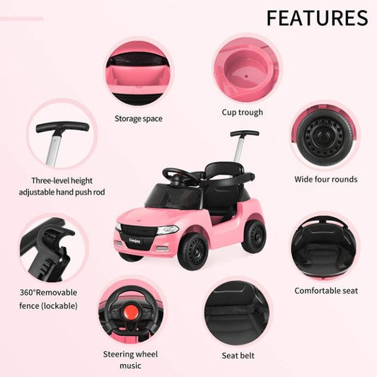 Ride on Walker Car CH9958 Pink