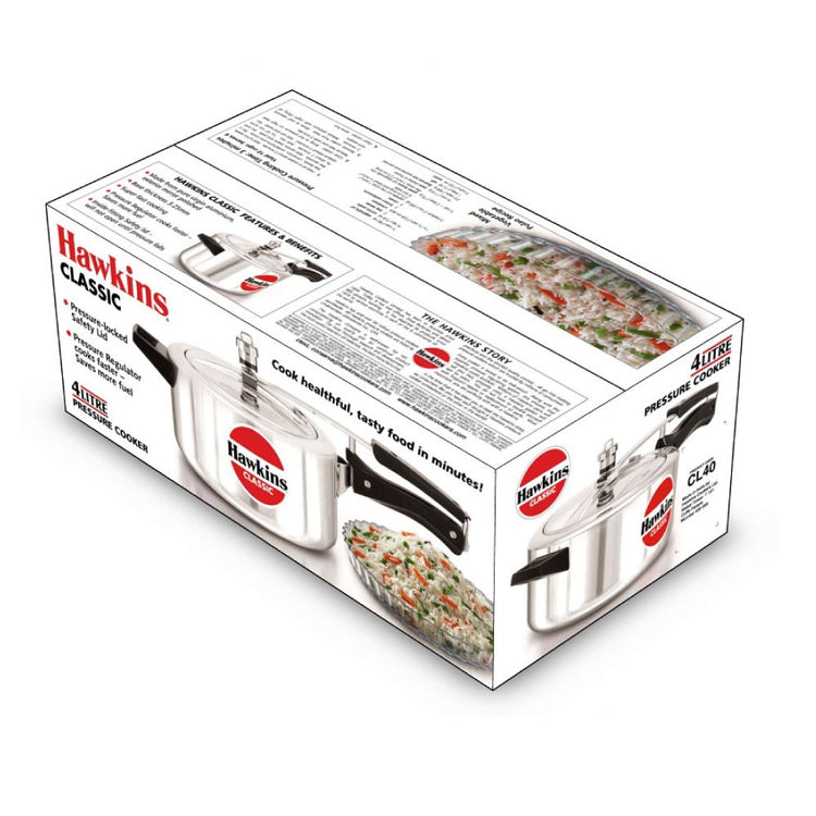 Aluminium Classic Pressure Cooker 4L CL40