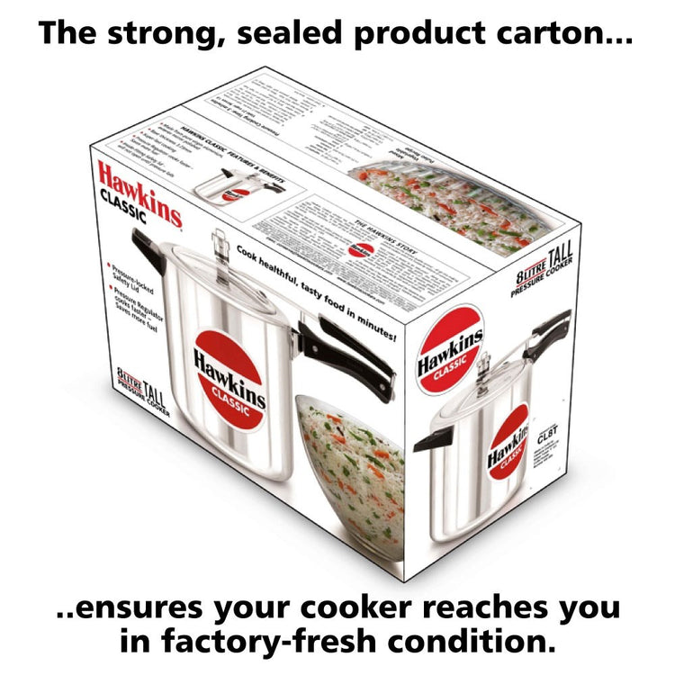 Aluminium Classic Pressure Cooker 8L CL8T