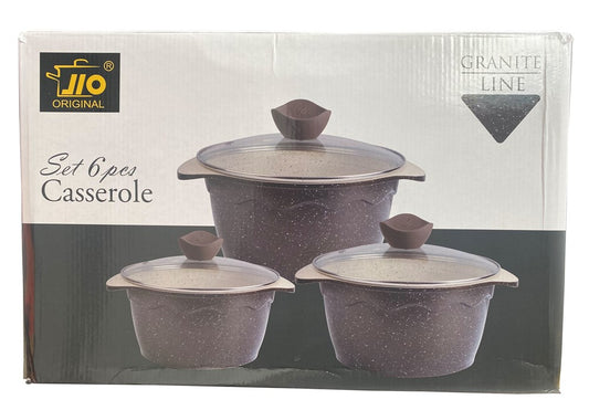 Granite Casserole Pot 34cm