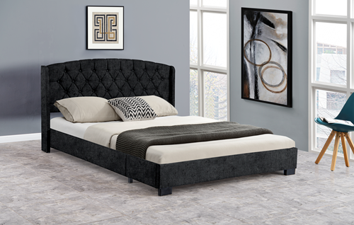 Queen Bed 152 x 203cm Charcoal 4022-3