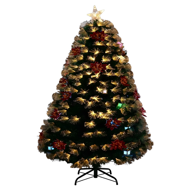 180cm Fiber Optic Christmas Tree | LED Star Topper | 250T