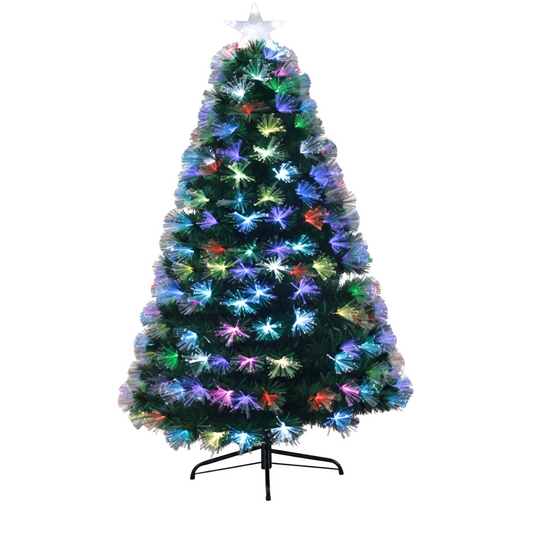210cm Fiber Optic Christmas Tree | Multi-Color LED Lights | 280T