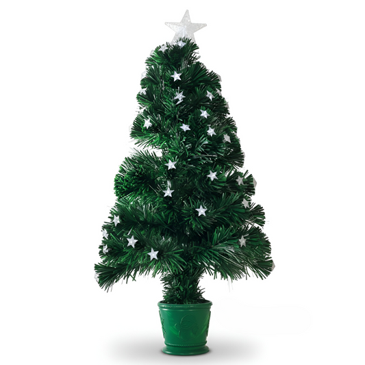 90cm Pre-Lit Indoor LED Christmas Tree for Small Spaces | 90T