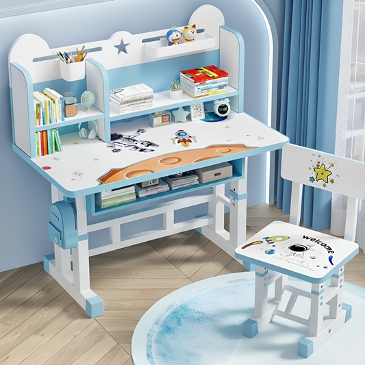 Kids Table & Chair D-1-BLUE