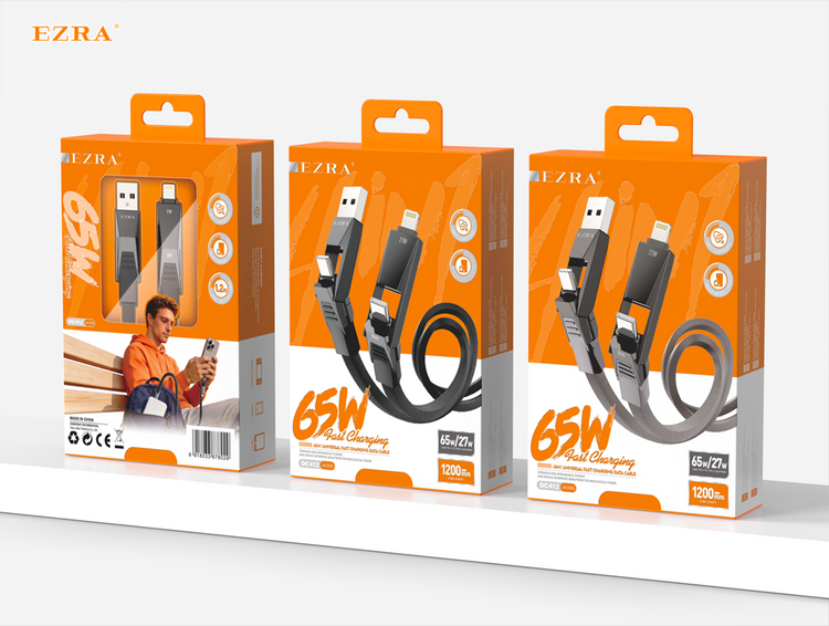 4-in-1 Charger Cable 1.2m DC412