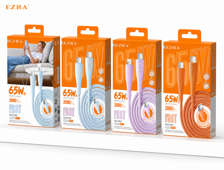 Ezra 65W USB-C Fast Data Cable 2M | DC421
