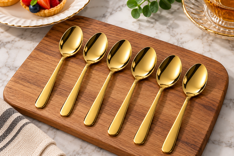 Tea Spoon Gold 6pc
