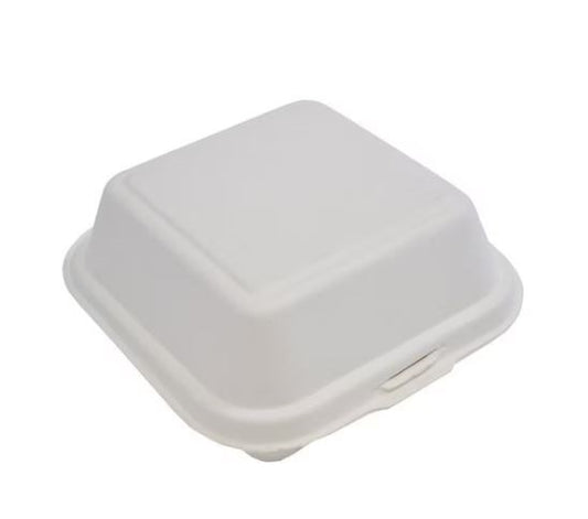 6'' x 6'' 50pc Paper Food Container B003N