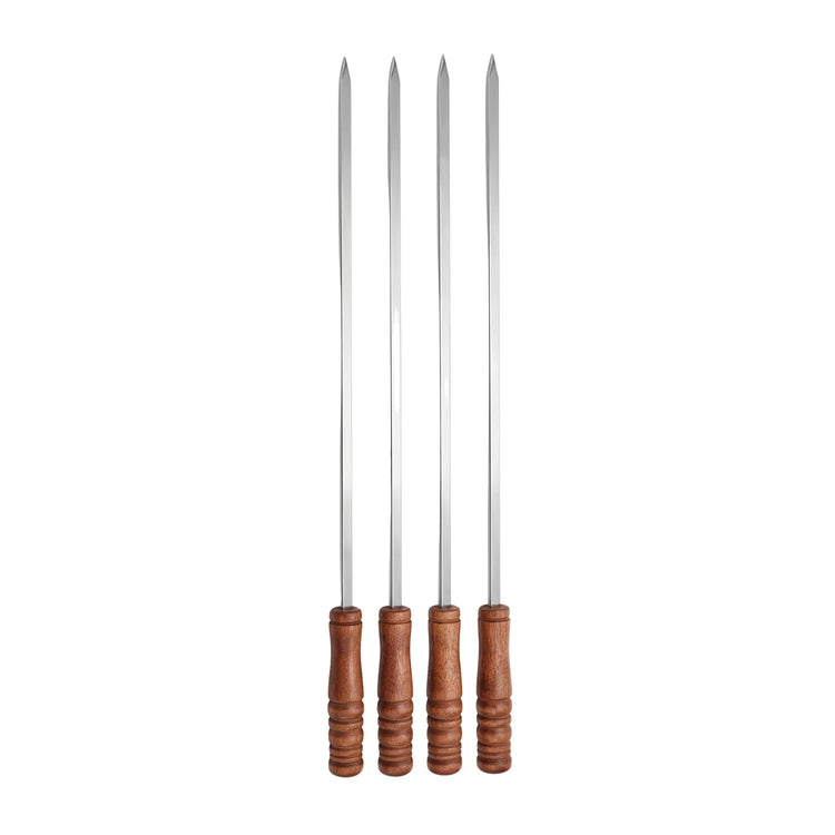 4pc 60cm Stainless Steel BBQ Skewers | DD10569