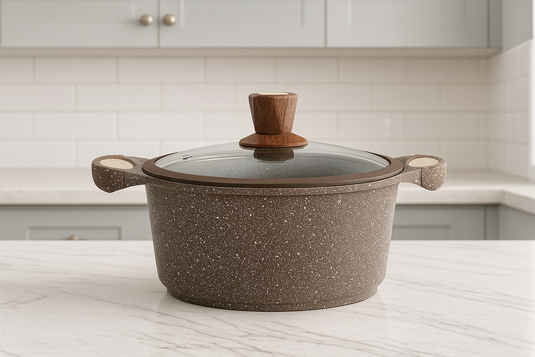 Granite Casserole Pot 24cm J1010