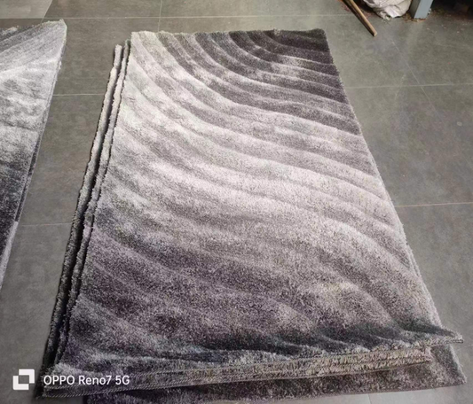 Shaggy Rug Soft Texture Gray 2m x 3m