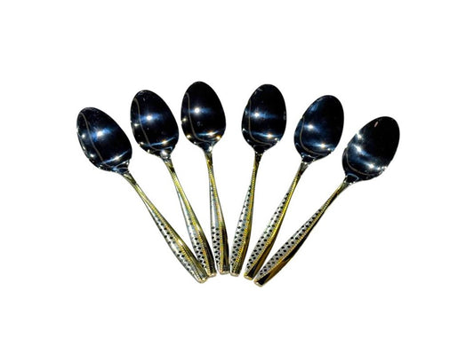Spoon Gold & Silver 6pc 580-1