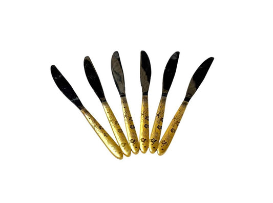 Knife Silver & Gold 6pc