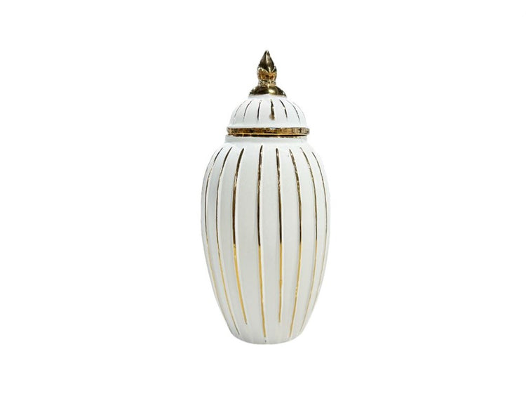 Vase White & Gold XL032 DD16013