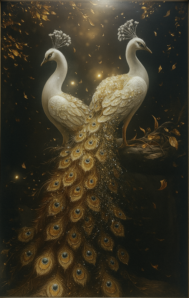 Peacock Picture Frame