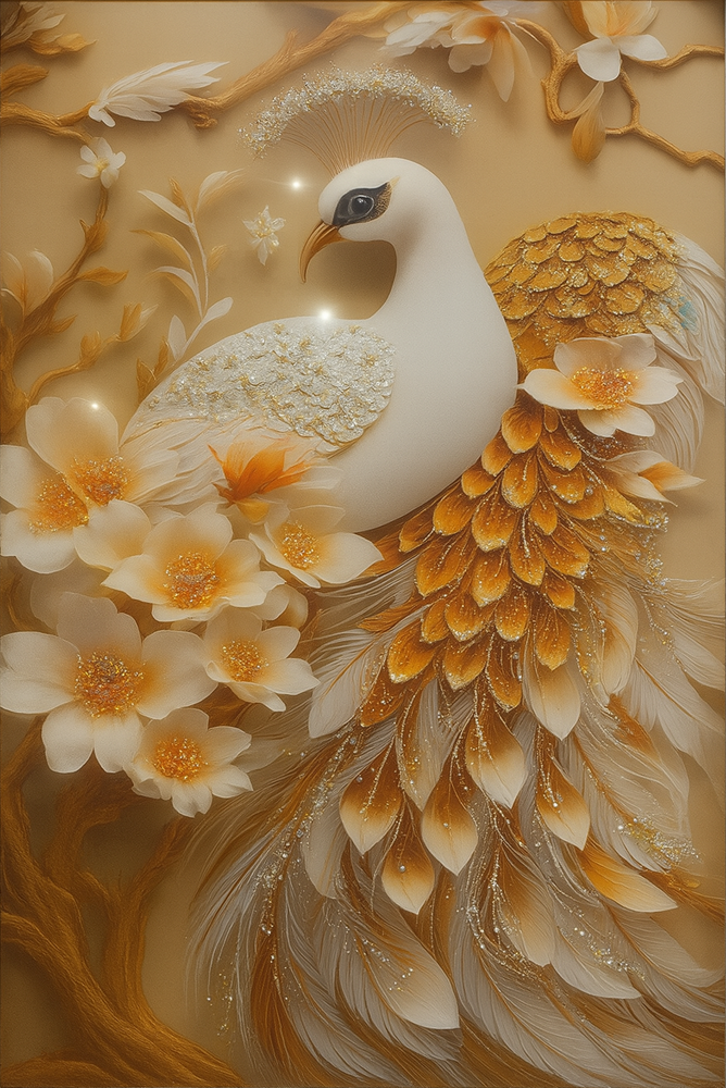 Peacock Picture Frame