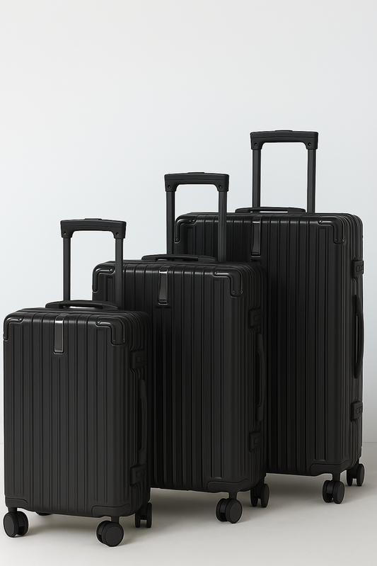 Suitcase Set 3pc Black 6082