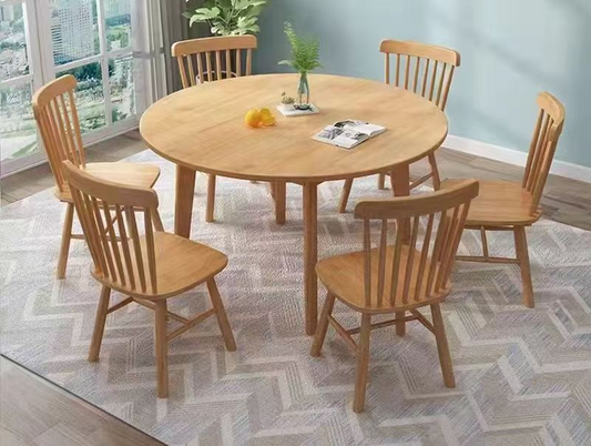 Wooden Dining Table & Chairs Set DD20052