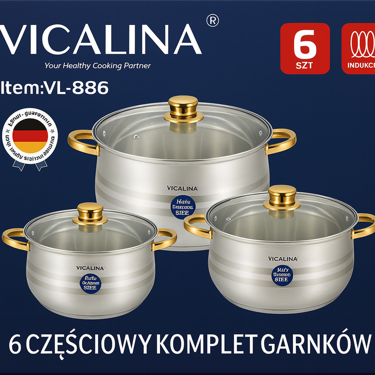S/S Cookware 3pc VL-883
