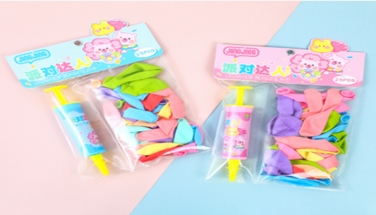 Balloon with Mini Pump 25pc TK7015