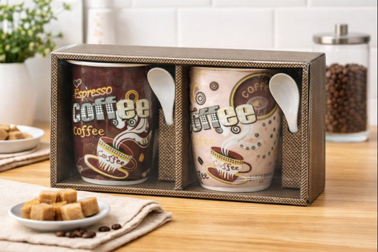 Mug with Spoon 2pc