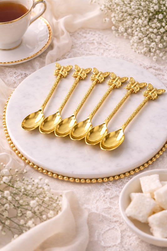 Gold Tea Spoon 6pc