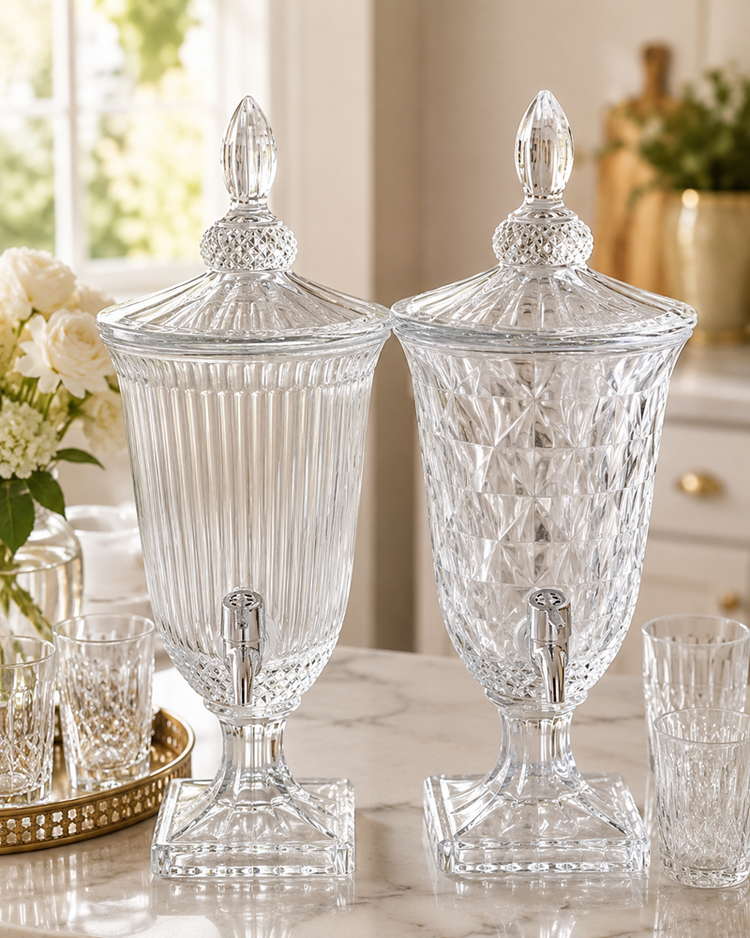 Glass Drink Dispenser 3L