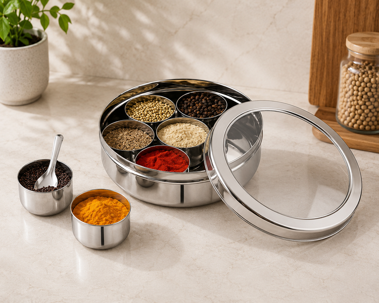 S/S Spice Masala Dabba Set NO 5