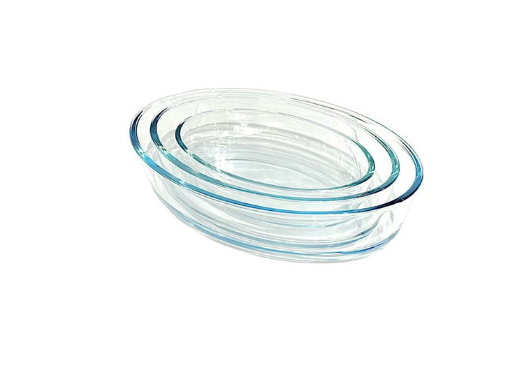 Glass Round 3pc Set DD17107