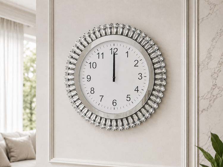 Crystal Clock 50cm
