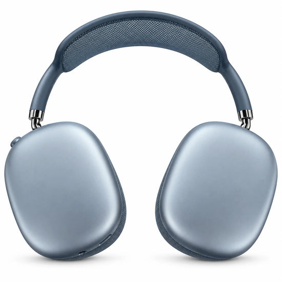 BW97 Bluetooth 5.4 wireless over-ear headphones with pure bass stereo sound, adjustable headband, soft padded fabric ear cushions and built-in microphone, available in assorted colours.