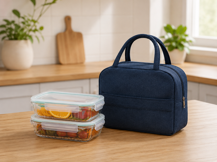 Lunch Bag & Square Container set