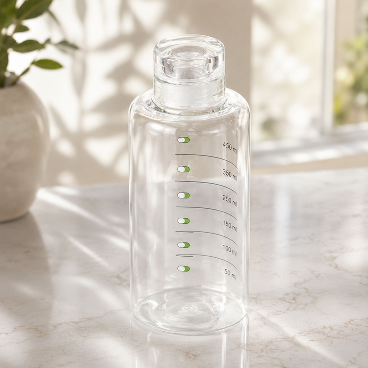 Clear Glass Bottle 500ml
