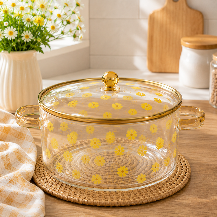 Glass Casserole Pot 1.8l