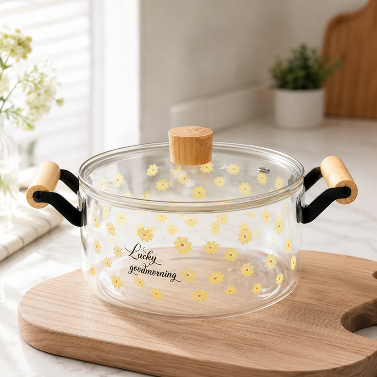 Glass Casserole Pot 3.5l