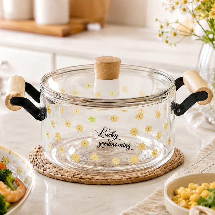 Glass Casserole Pot 3.5l
